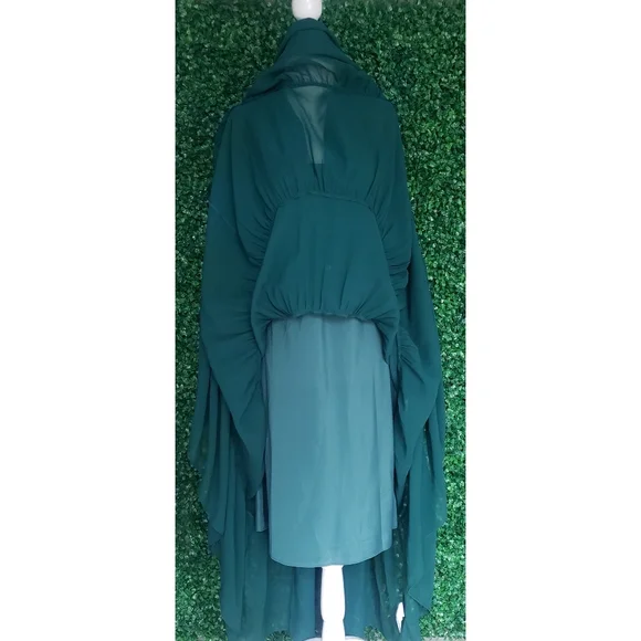 sachin and babi light blue dress Collection Ruffle-trim Dress In Chiffon For Women